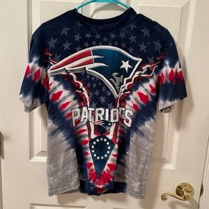 NFL Patriots tie dye‎ t shirt